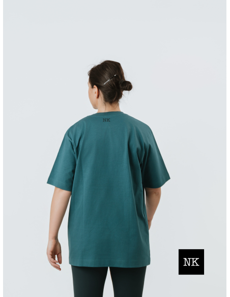 Camiseta "Bad day? Show up"  Verde Bosque