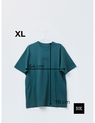 Camiseta "Bad day? Show up"  Verde Bosque