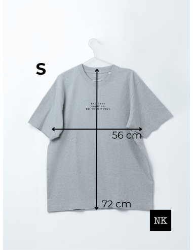 Camiseta "Bad day? Show up"  Gris