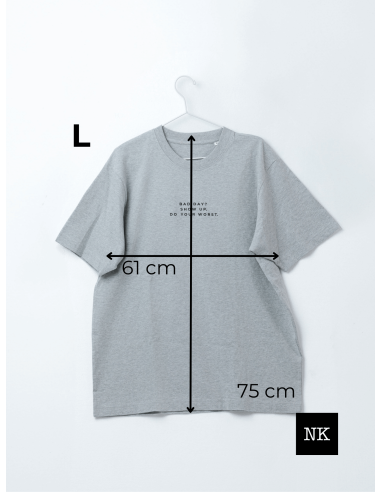 Camiseta "Bad day? Show up"  Gris