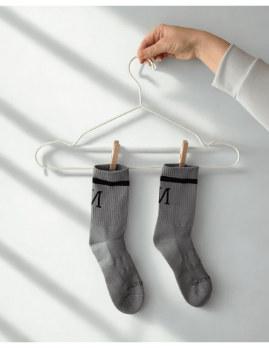 Calcetín básico gris claro