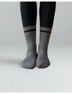 Calcetín básico gris claro 2