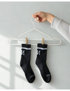 Calcetín básico gris oscuro